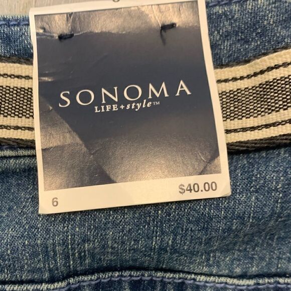 NEW Sonoma size 6 jeans with belt - Picture 7 of 15